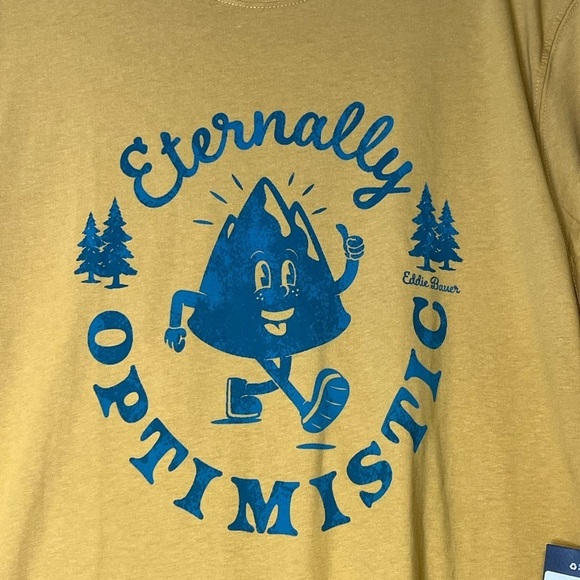 🆕 Men’s Size XL Eddie Bauer Short Sleeve Tee Externally Grateful Fast Shipping - Picture 3 of 5